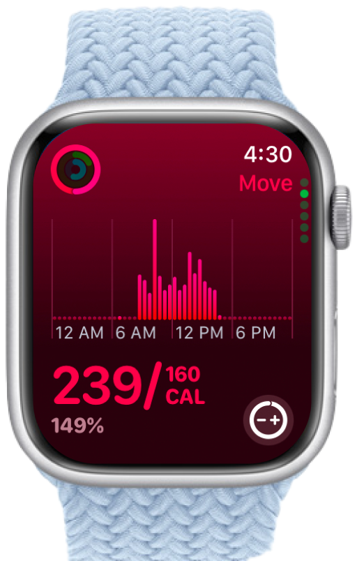 Apple Watch with mindfulness app